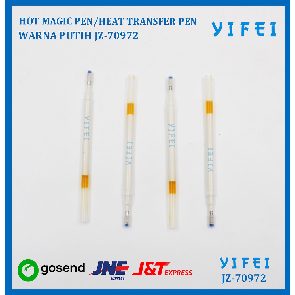 HOT MAGIC PEN / HEAT TRANSFER PEN WARNA PUTIH YIFEI-70972