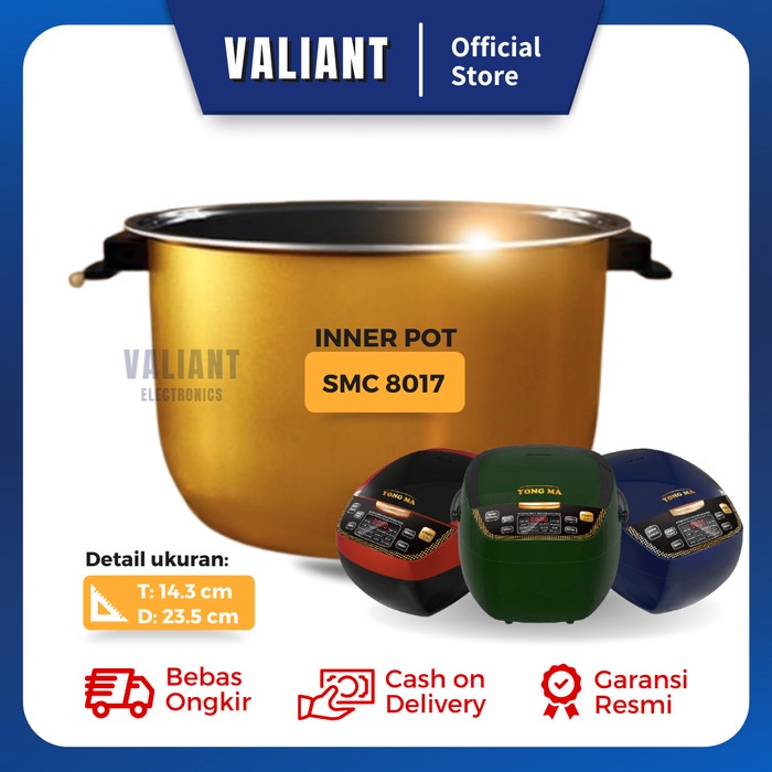 Rice cooker Panci Magic Com Yongma SMC 8017 / Inner Pot Yong Ma 2 Liter (WING) - Packing STANDAR