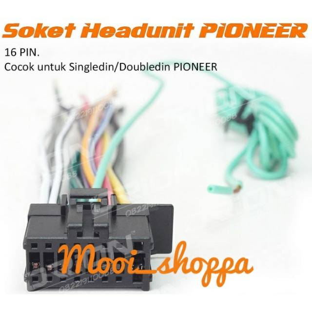 Soket head unit pioneer