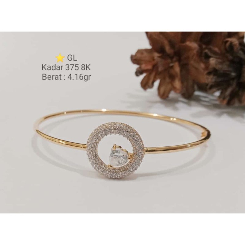 Gelang emas asli rachel rose edition kadar 375