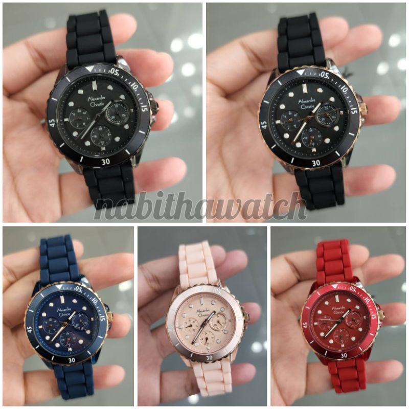 Jam Tangan Wanita Alexandre Christie AC2A01 New 2A01 Original Garansi Resmi