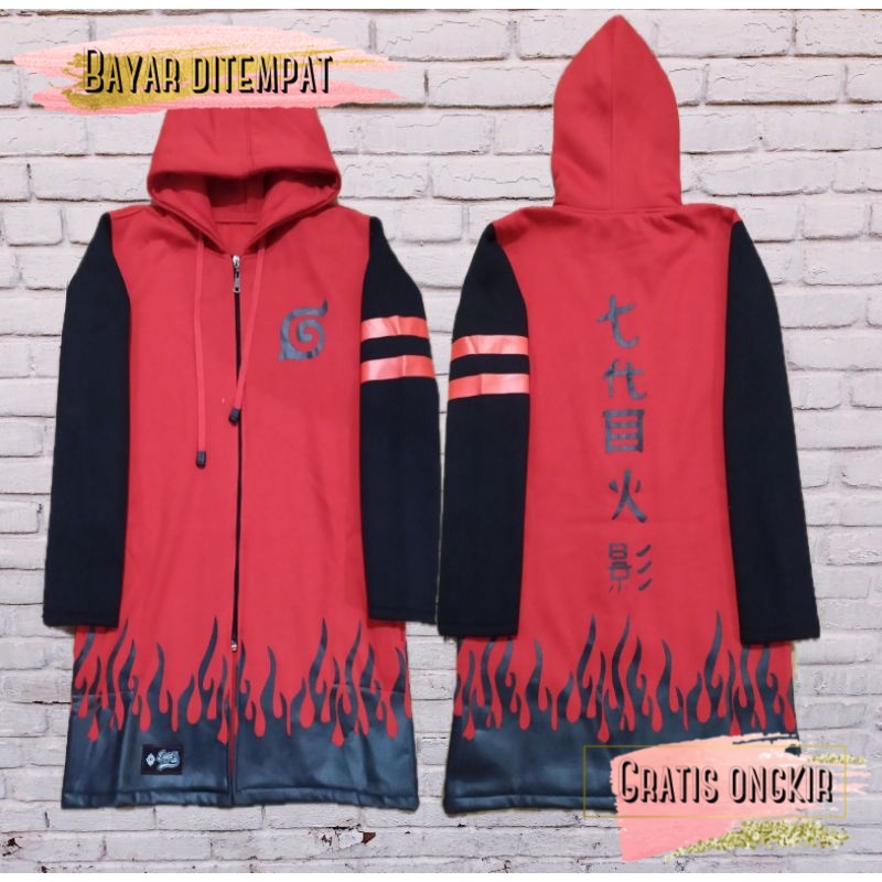 jaket anak musim dingin hoodie versi jubah anime anak naruto hokage hoodie JAKET SWEATER SD KECIL LU