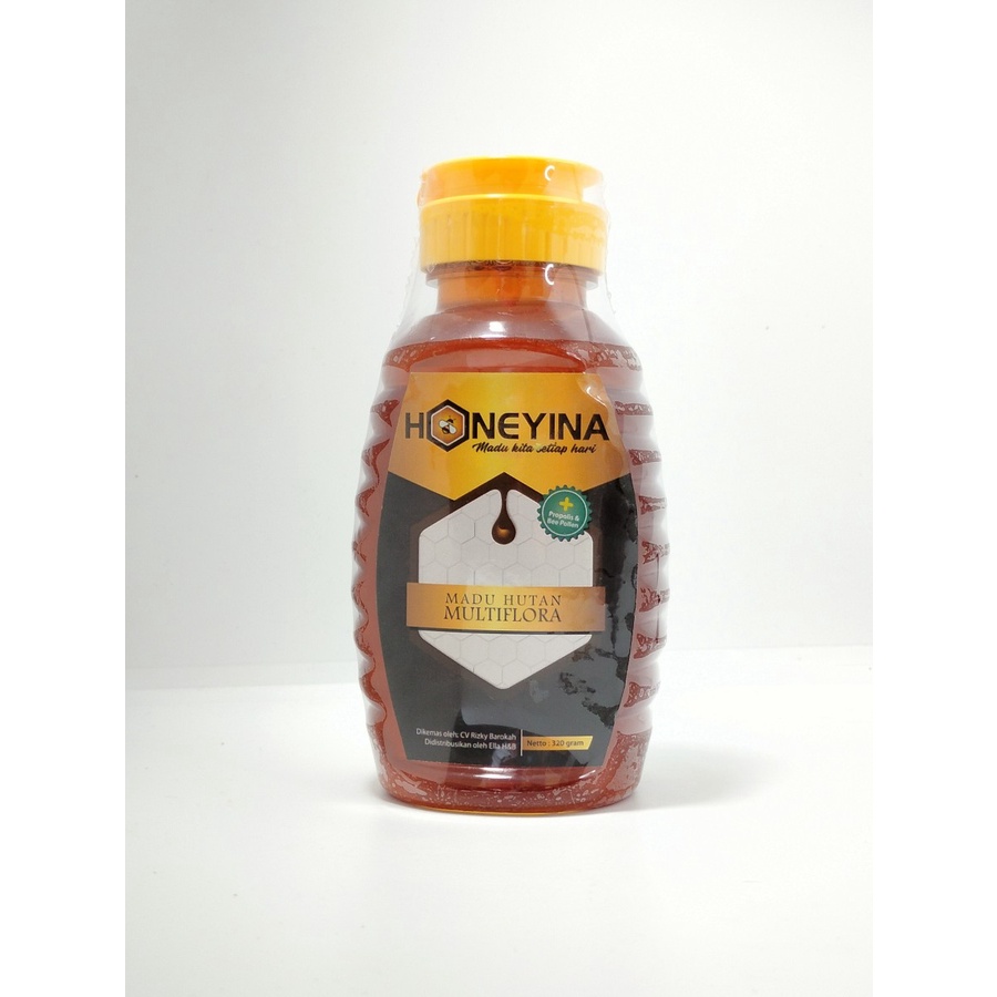 

Madu Hutan Multiflora Asli Raw Honey 100 % Honeyina 320 GR
