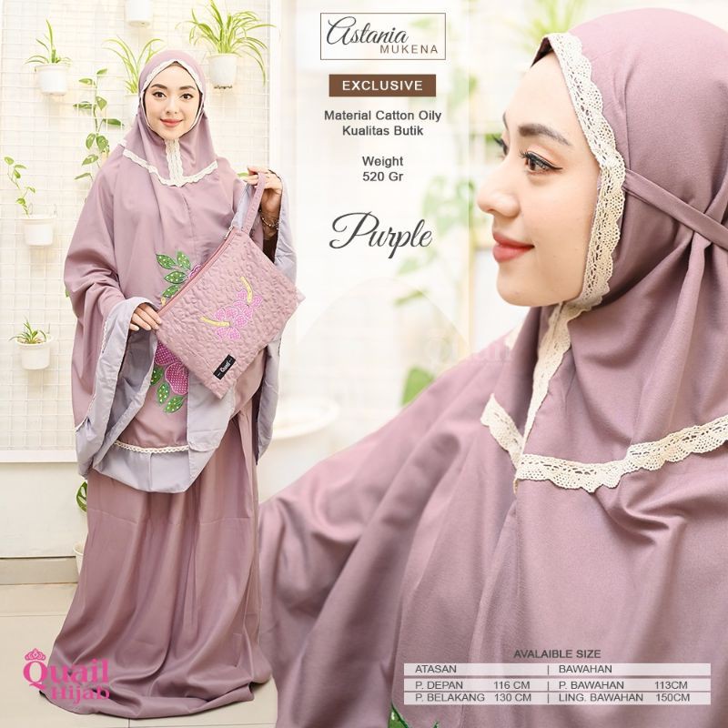 Mukena Astania Dewasa ORY QUAIL HIJAB