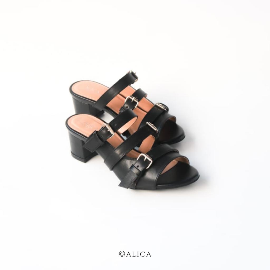 Alica Iris Heels Hitam 5 cm