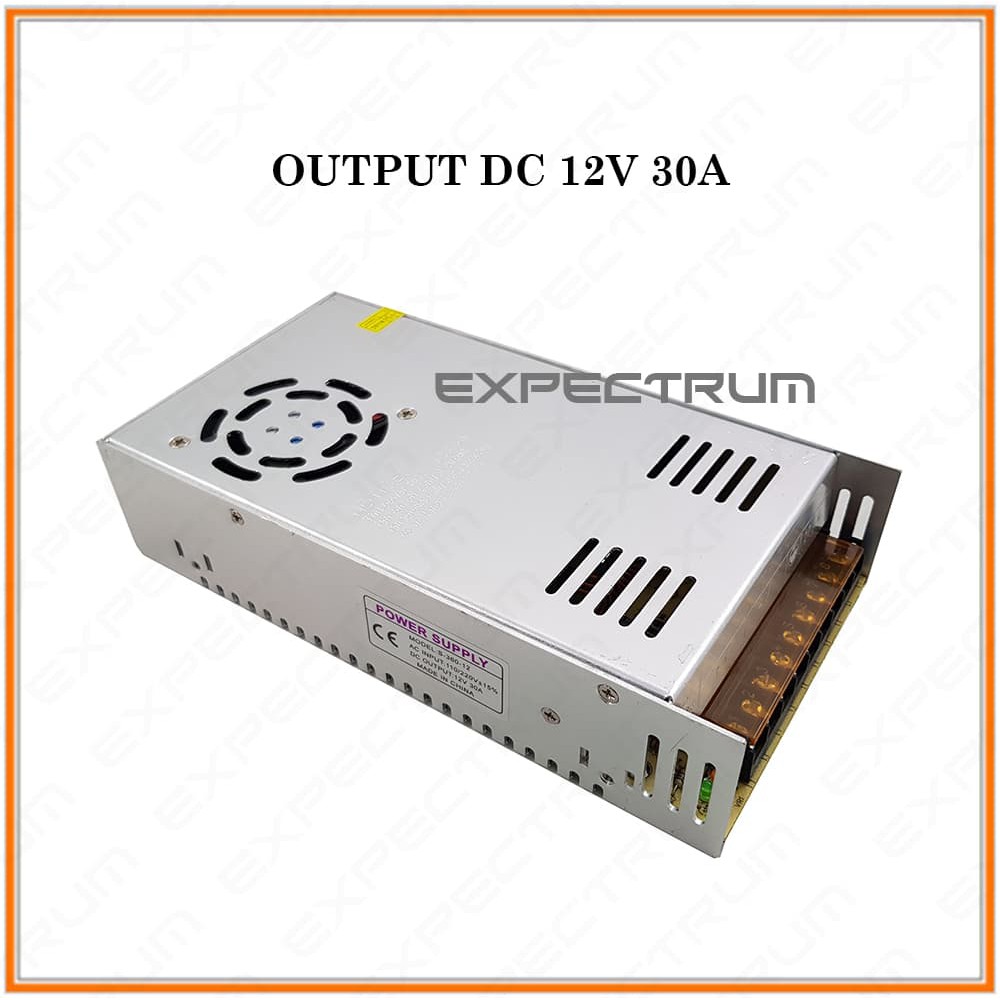 Paket Poe 8 port, Psu 12v 30A &amp; Kabel Poe Splitter Atas 8pcs / Ipcam