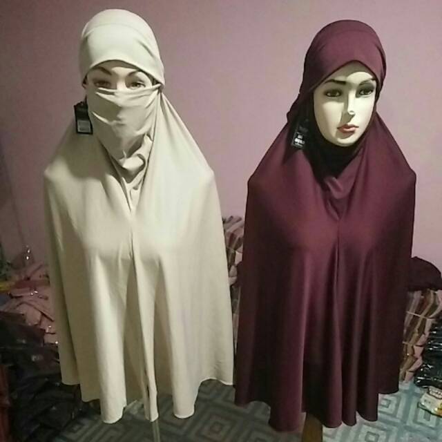 Jilbab KERUDUNG SYARI' cadar SIZE XL dan XXL SPD BALON