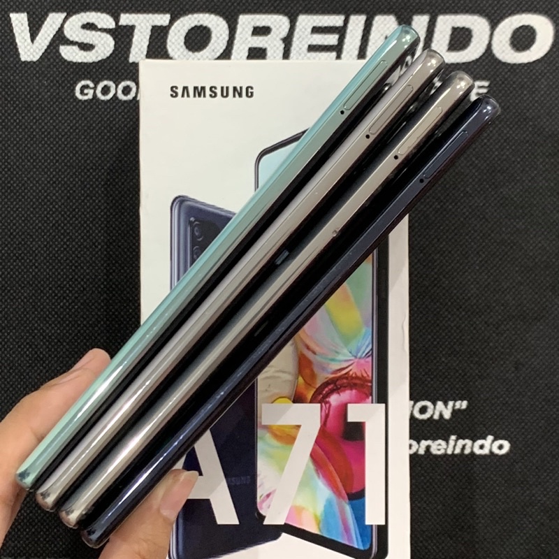 Samsung A71 8/128 GB Ex Resmi Sein Indonesia Second Bekas Seken Ori Ex Pemakaian Good Condition-3