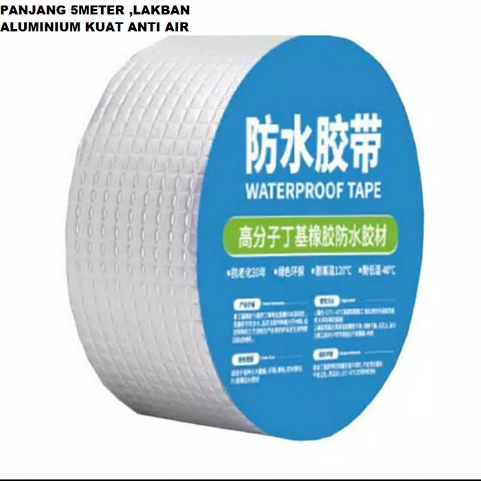 

Cantik Lakban Aluminium Waterproof Lakban Kuat Anti Air Hemat