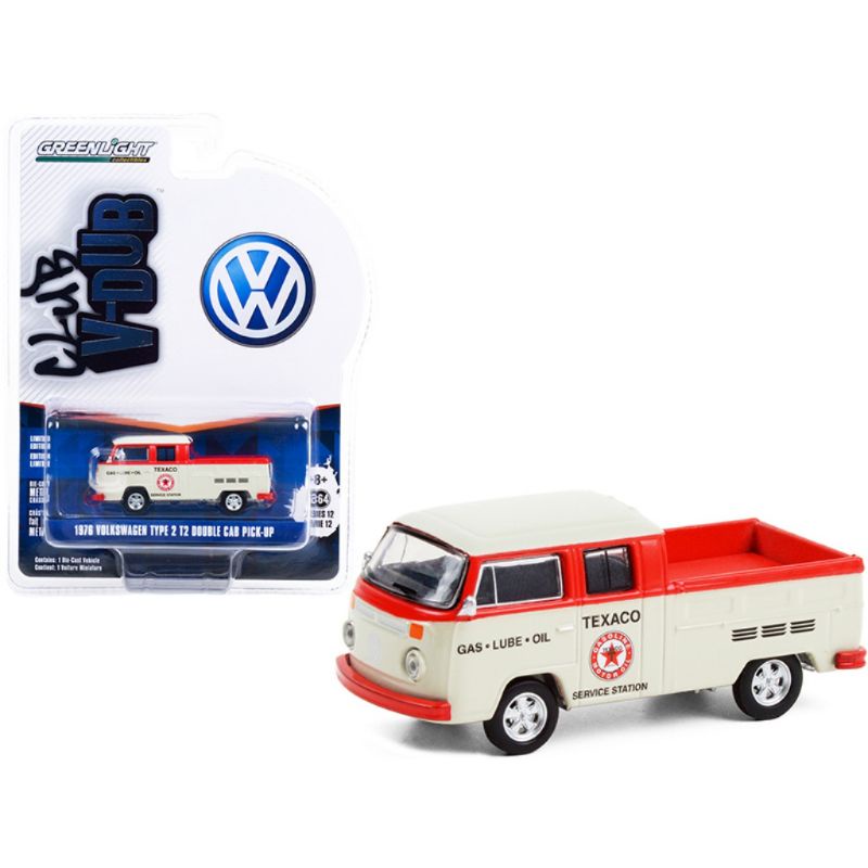 Greenlight VW Volkswagen Type 2 T2 double cab pick up Vdub series 12