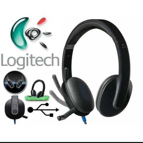 Logitech H540 Headset Stereo USB Mikrofon Noise-Cancelling