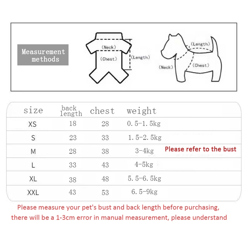 Kaos T-shirt Motif Kartun Beruang Bahan Katun Ukuran XS-XXL Untuk Anjing / Kucing