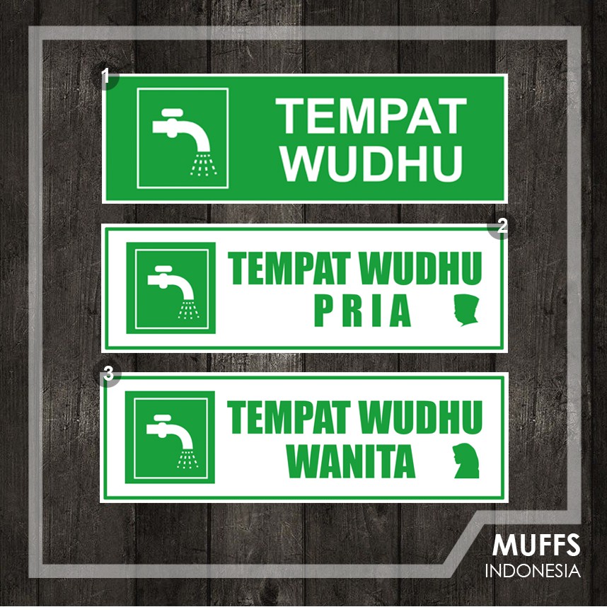 

STIKER STICKER TEMPEL TEMPAT WUDHU PRIA WANITA DILARANG KENCING