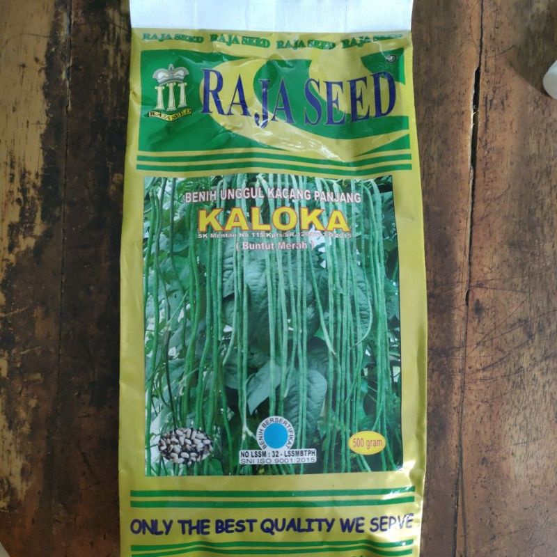 benih kacang panjang kaloka buntut merah 500g