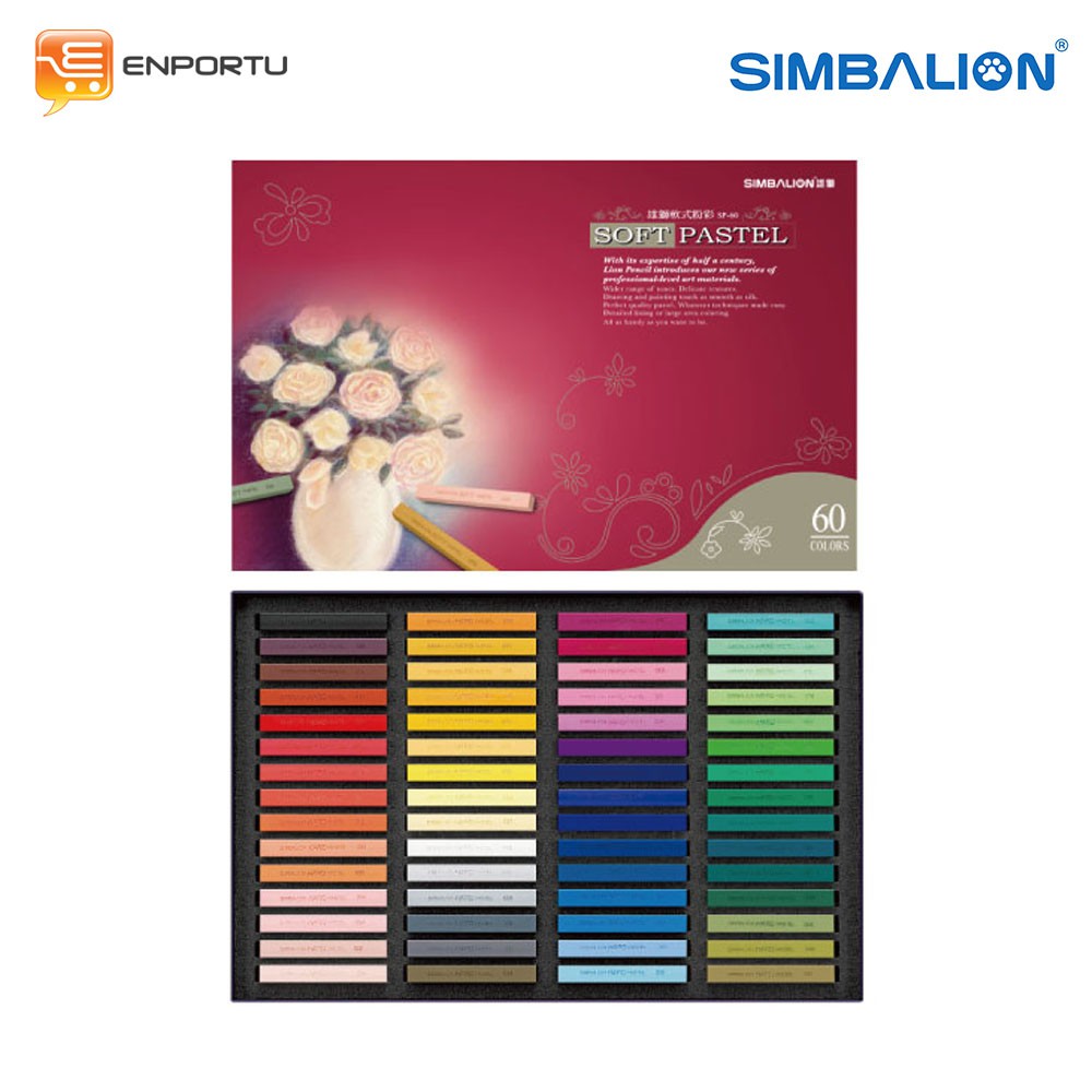 

Simbalion Soft Pastel 60 Warna SP-60 / Hair Chalk