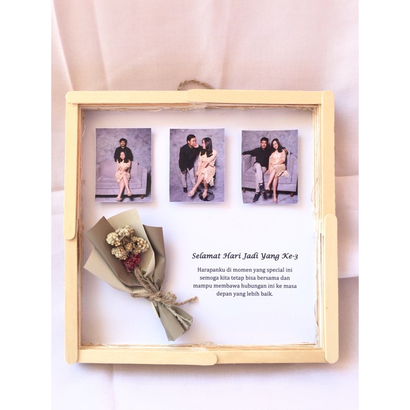 

GIFT BOX HAMPERS FRAME SQUARE || Hampers | kado unik | kado murah | kado ulang tahun | kado anniv