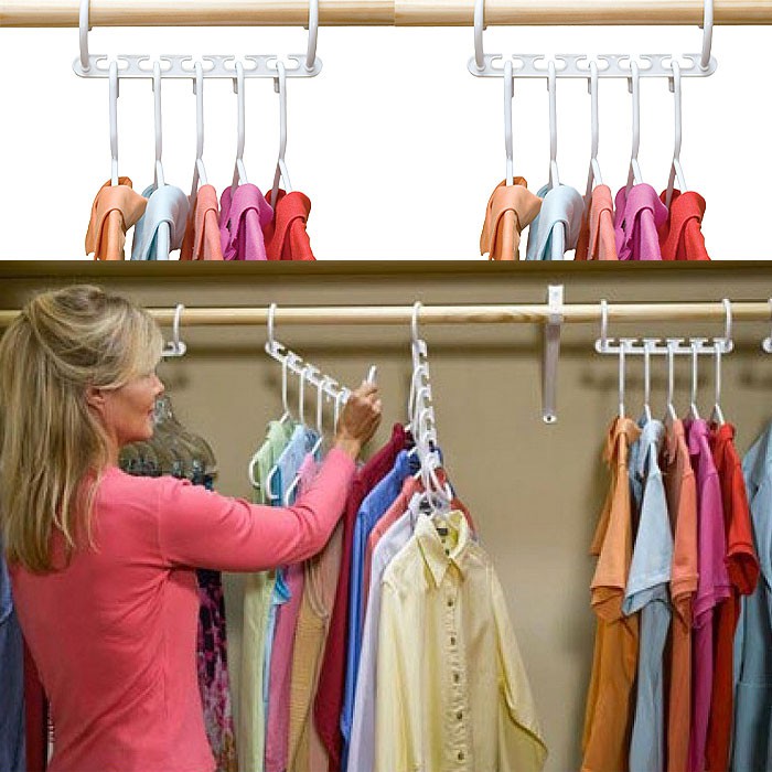 Wonder Hanger As Seen On TV Gantungan Baju Flexible Muat Banyak Lemari Clothes Wardrobe Gantung Hang