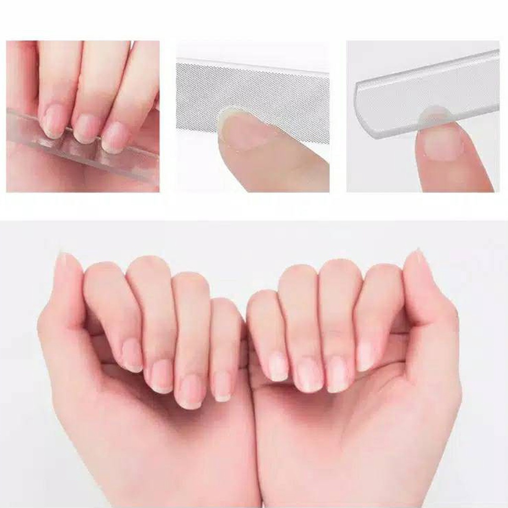 ❤️GTB❤️ Kikir kuku pengkilap kaca asahan kuku nail file buffer shiner nano file R595