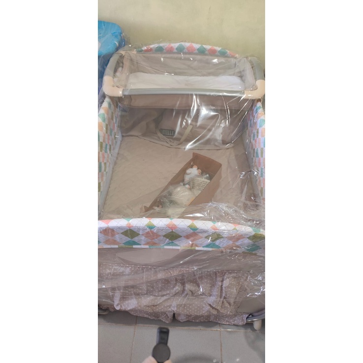 BabyElle Baby Box Ranjang Tempat Tidur Bayi 9A89 XLR - Beige