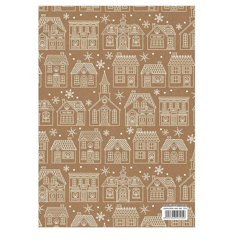 

TERMURAH Capricorn Design Kertas Kado Natal / Christmas Giftwrap GWC 374 isi 6
