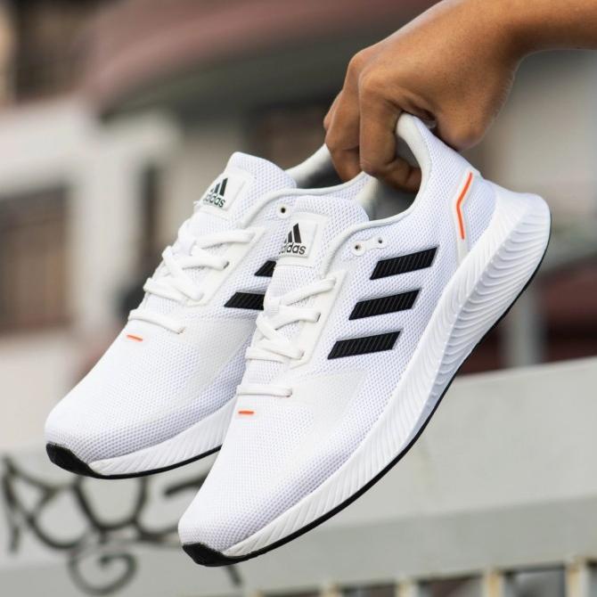 Sepatu Pria Adidas Runfalcon White Original Ukhasachairil