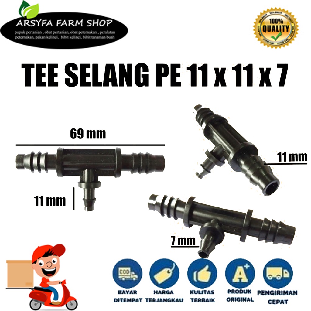 Konektor Selang PE 11 KE Selang PE 7
