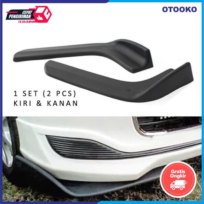 Winglet Depan Mobil Lips Bumper Winglet Lips Bumper Winglet Universal 2 pcs