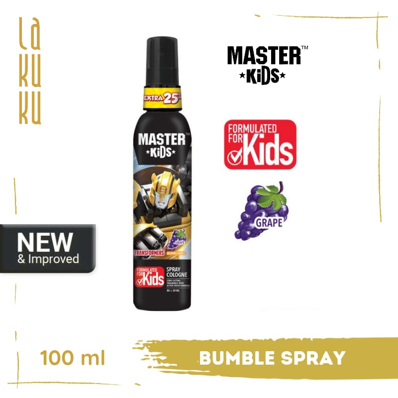 Lakuku - Master Kids Superhero Cologne Spray 100ml Parfum Anak Wangi Buah