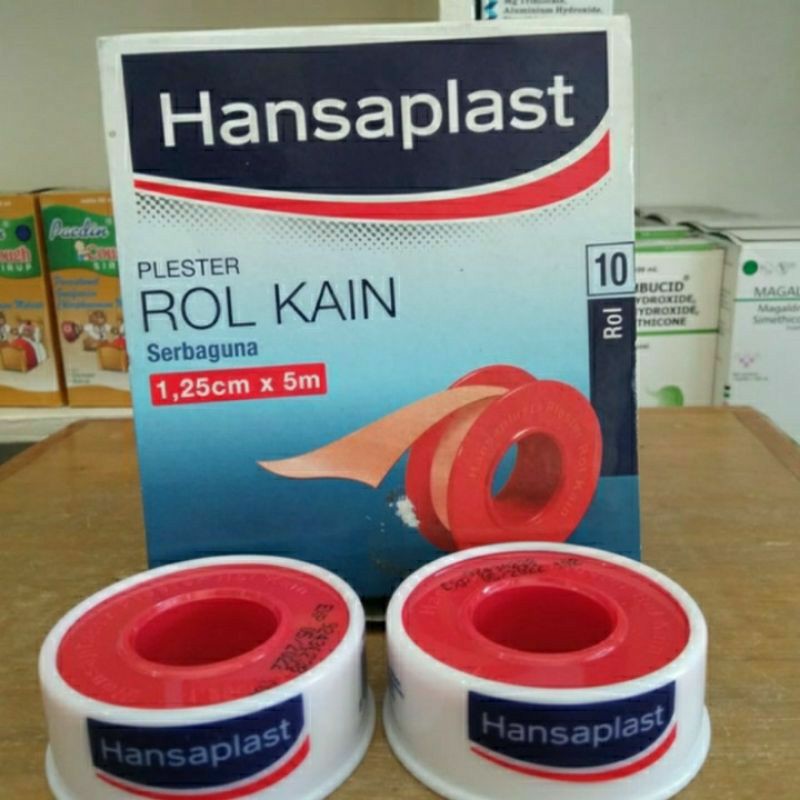 Hansaplast roll 1,25 cm x 5 m plester gulung