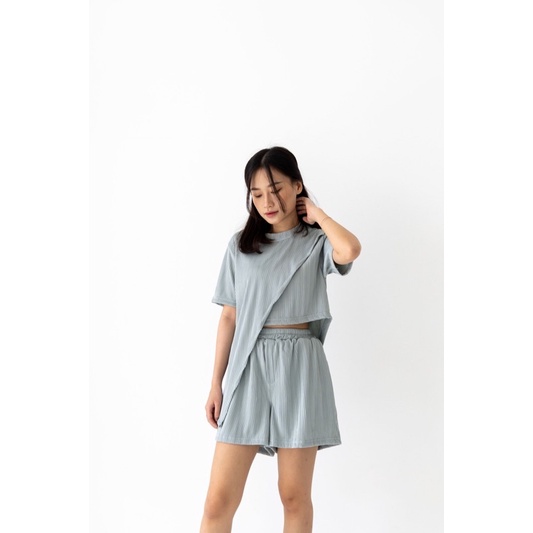 iweargracie - Hazel Knit Set-Blue