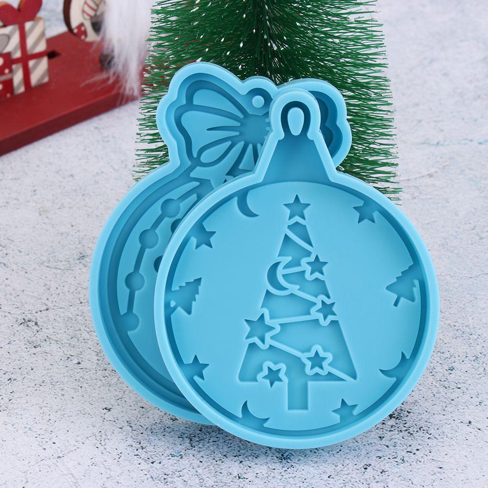 Top Cetakan Bola Natal Xmas ball Cake Tools Clay Mold Alat Membuat Perhiasan