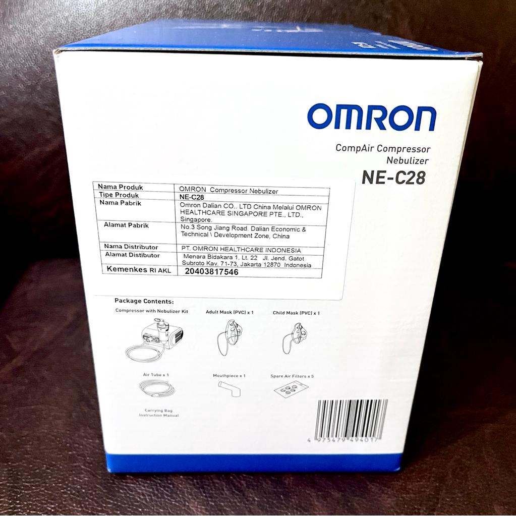 NEBULIZER OMRON TYPE NE-C28 (ALAT UAP/INHALASI)