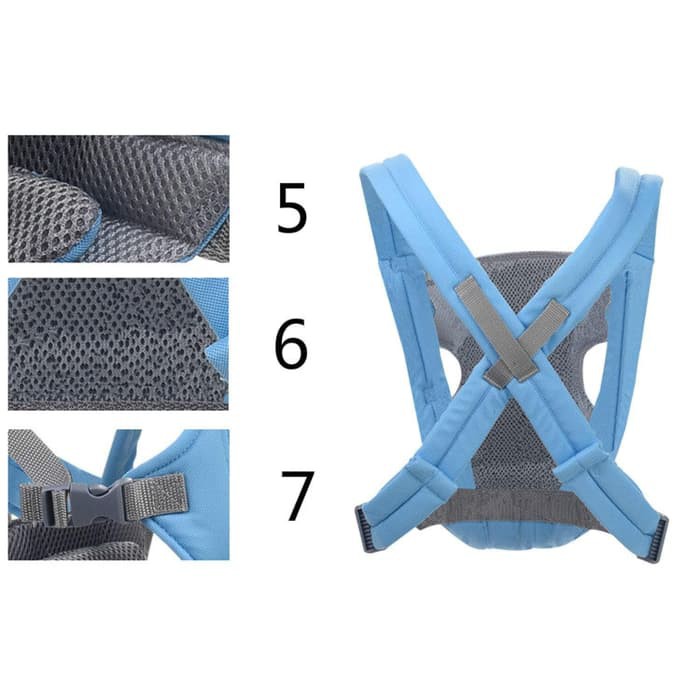 Gendongan bayi depan Hipseat Bayi Baby Carrier Ransel Depan 25kg 204-7
