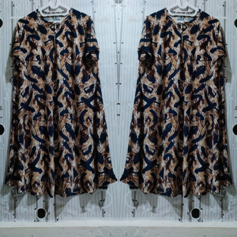 DASTER CANTIK TISYA SUPER JUMBO JERSEY KOREA LD 120-160 PB 105