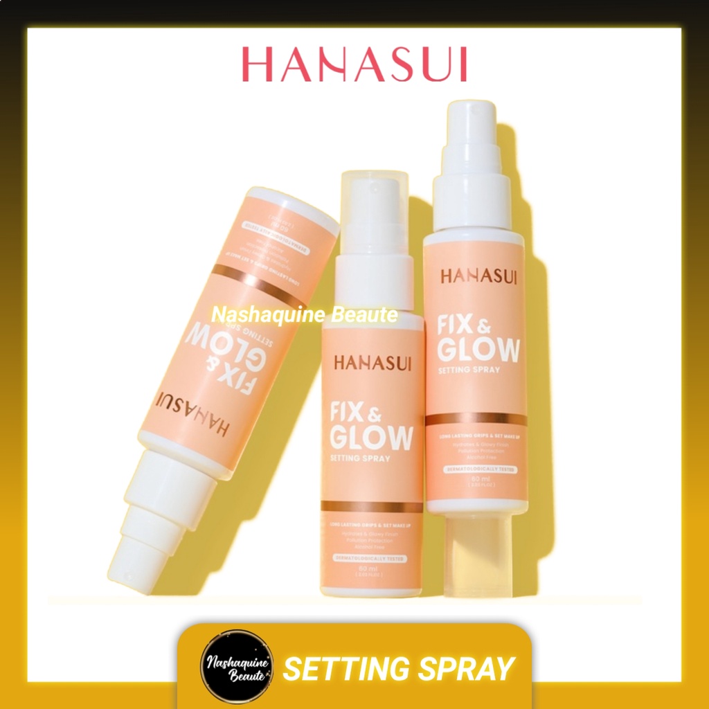 HANASUI Fix &amp; Glow Setting Spray 60 ml