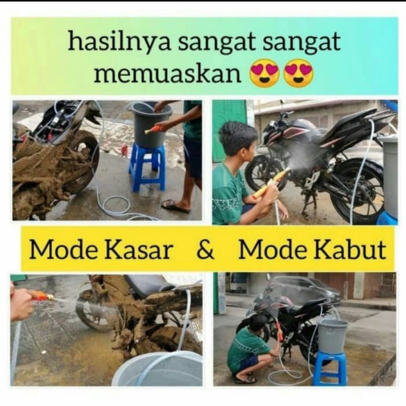 🇯🇵 New Engine Maxpower 340psi  Adaptor 10A Jet Cleaner TK Tinggi Alat Cuci Motor Mobil AC Steam