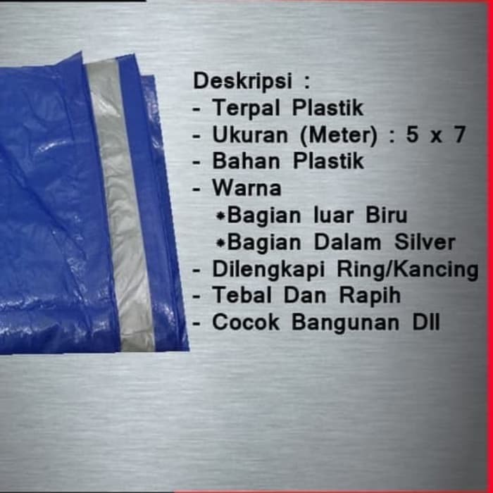 Terpal jadi plastik a3 5x7 5 x 7 ( 5 meter x 7 meter )