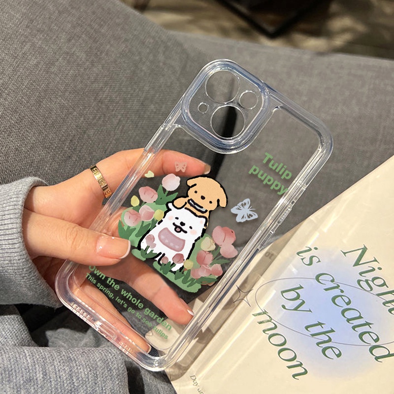 Case Bahan Akrilik TPU Transparan Tahan Banting Untuk iPhone 11 Pro Max 13 Pro 12 Pro XS Max XR X 8 Plus 7 Plus SE 2020 2022