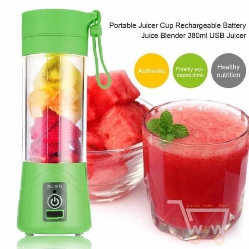 SEN - Blender Mini - Juice Mini New Shake N Take Portable Rechargeable