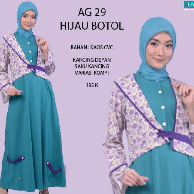

AG 29 hijau botol