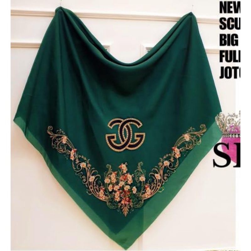 Hijab Square Gucci Hijau Green Edition 14 original by SHR