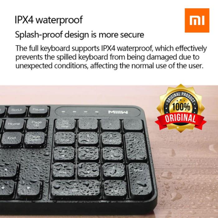 Xiaomi Mi MIIW Wireless Keyboard + Mouse - Combo Set - IPX 4