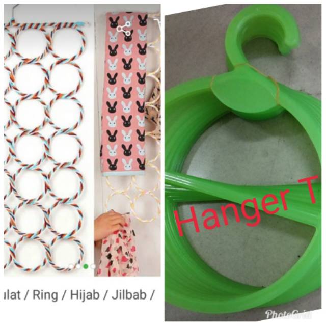 Hanger jilbab /hijab/bulat 28 Lobang ( beli 12 bh gratis hanger  bulat  jilbab  1 lsn)