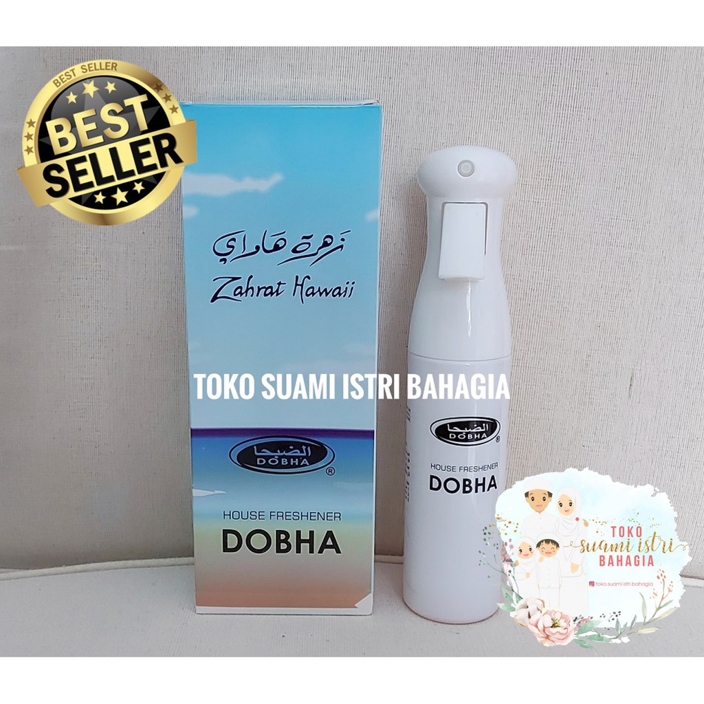 Pengharum Ruangan Zahrat Hawaii 250 ml Dobha Spray Air Bay Fresh