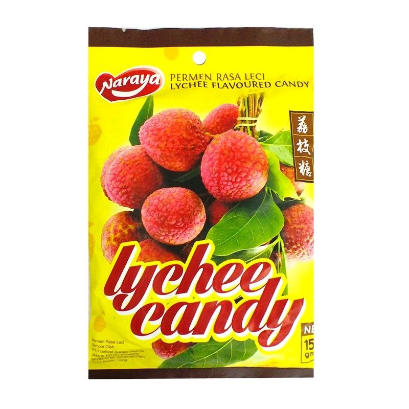 

PERMEN NARAYA 150GR BUNGKUS LYCHEE CANDY permen leci