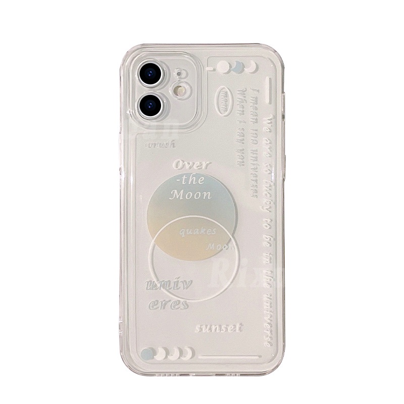 Soft Case Silikon Motif Bulan Untuk Xiaomi Poco X3 Gt Poco M3 Poco M3 Pro Redmi 10C Note 11 Pro Note 9 Note 8 Pro Note 7 Redmi 9t Redmi 9a Redmi 9