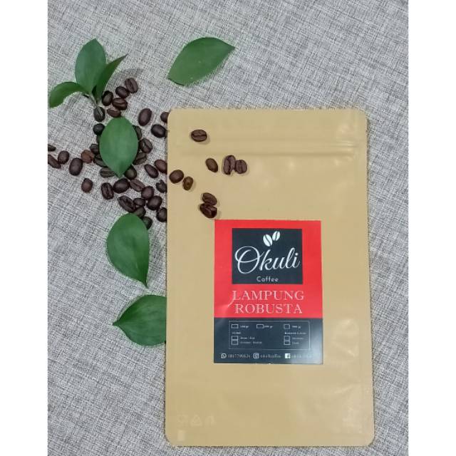 

Kopi Robusta Lampung (BUBUK) / 250g, 500g KOPI OKULI