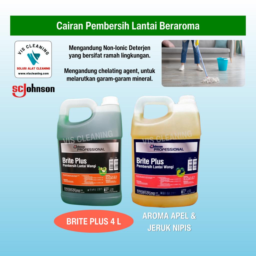 SC Johnson Cairan Pembersih Lantai - Brite Plus 4L