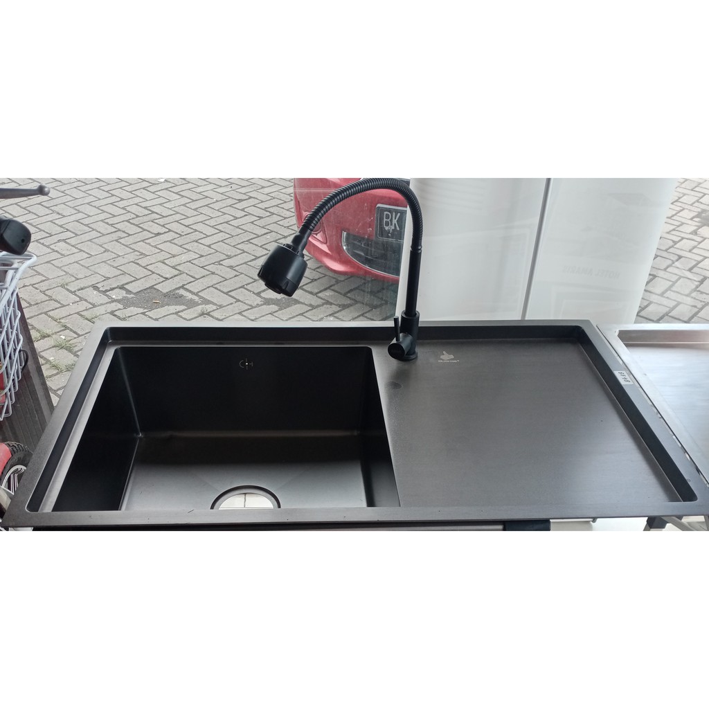 Kitchen sink 8548 Golden Hand Black comp