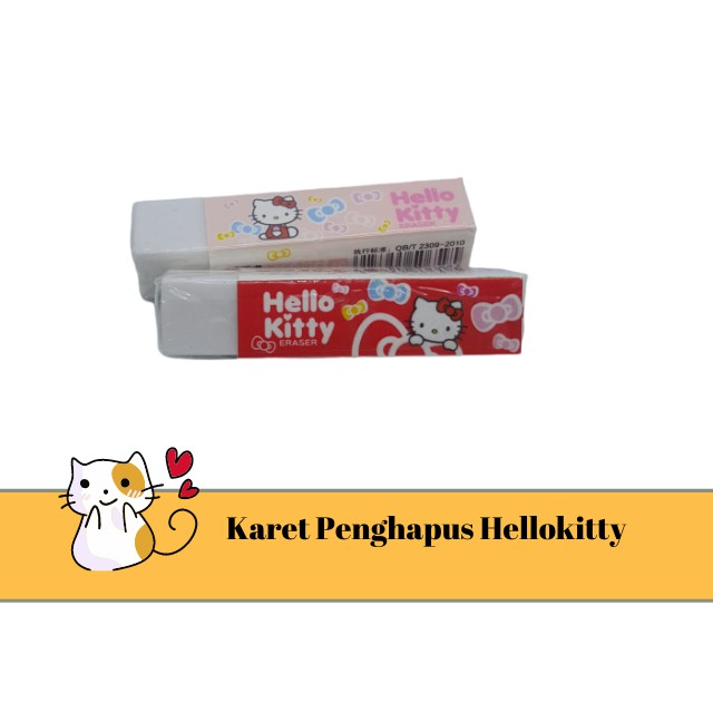 

Penghapus Panjang Hello kitty isi 2